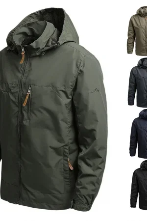 Autumn Winter Windbreaker Male Waterproof Field Jackets Hiking Camping Coat Casual Baseball Jacket Fishing Outerwear Man Clothes