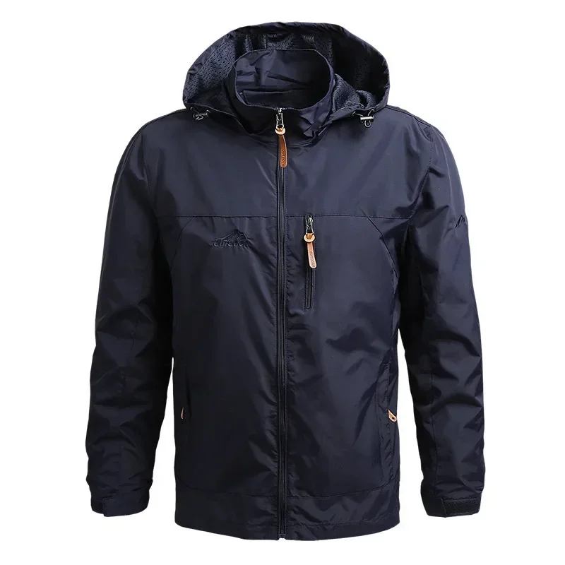 Autumn Winter Windbreaker Male Waterproof Field Jackets Hiking Camping Coat Casual Baseball Jacket Fishing Outerwear Man Clothes - Image 2