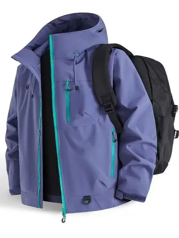 2025 New Men's And Women's Outdoor Casual Thickened Windproof And Waterproof Jacket Coat for Spring Autumn Winter - Image 2
