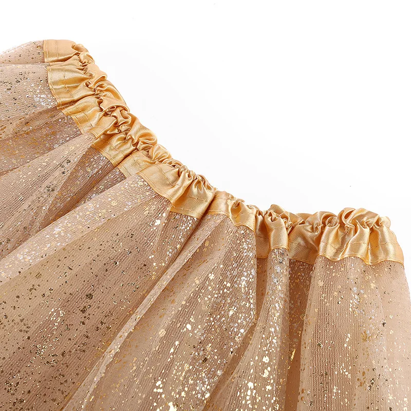 Adult hot mesh tutu skirt 2025 street fashion solid color skirt Polyester dance skirt - Image 4
